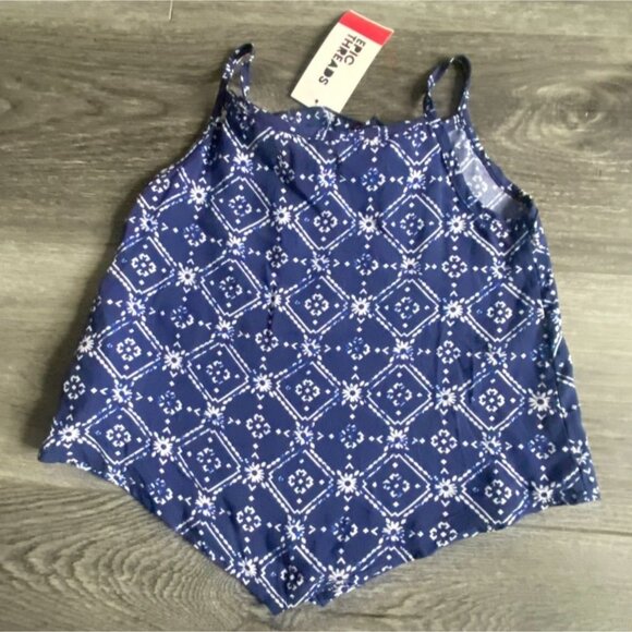 Epic Threads Girls Light Weight Hankerchief Style Tank Top-Blue-4T-NWT - Picture 5 of 5